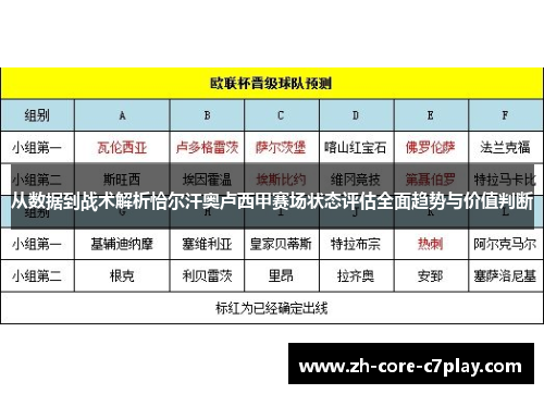 从数据到战术解析恰尔汗奥卢西甲赛场状态评估全面趋势与价值判断